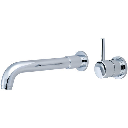 PIONEER FAUCETS 1-Handle Tub Set, Polished Chrome, Brushed Nickel, Matte Black, Wall 4MT840